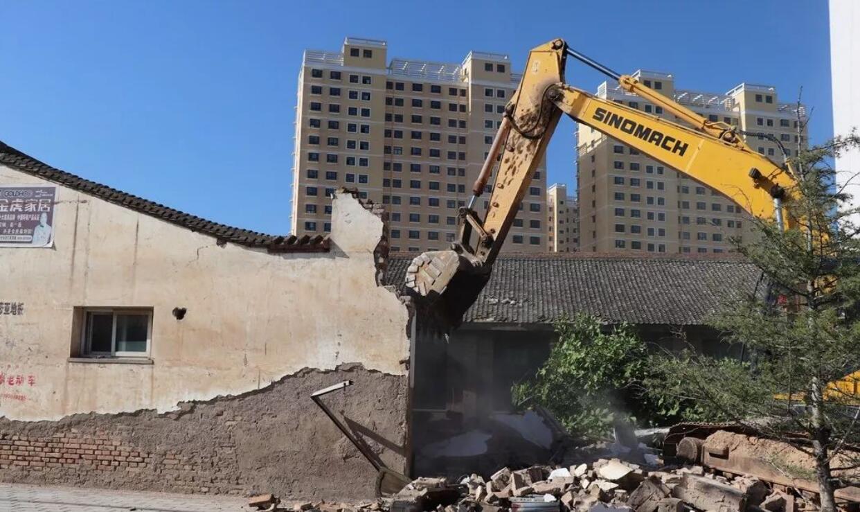 雁塔建筑拆除